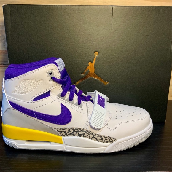 New Nike Air Jordan Legacy 312 LA Lakers Edition - Picture 8 of 8